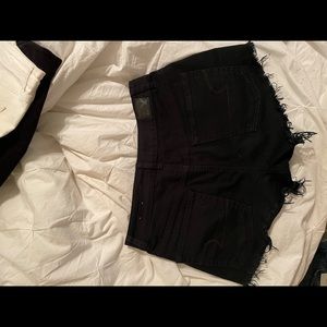Black Denim Jean shorts